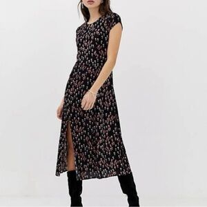 Free People-Corrie midi floral dress-size 0 new without tags